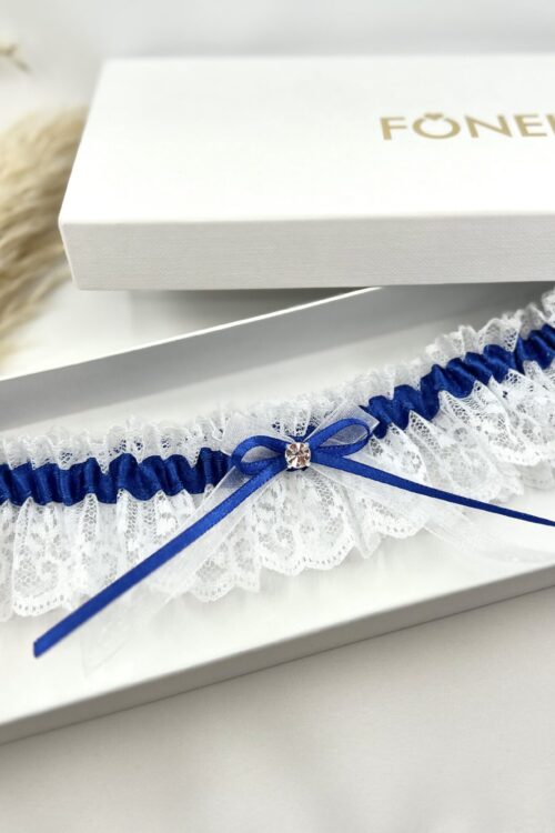 Wedding garter „Anita“ – royal blue